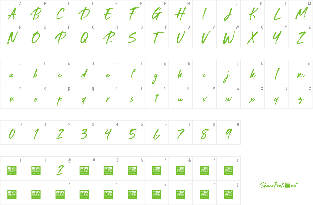 Font Special Request preview